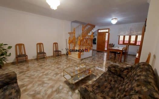CASA CON PATIO Y TERRAZAS, MUY BIEN SITUADA
