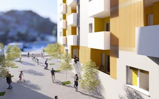 Residencial Palau de Justícia – VPP en Gandia 42 viviendas de 1, 2 y 3 dormitorios, garaje incluido